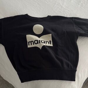 Isabel Marant Charcoal and White Sweatshirt